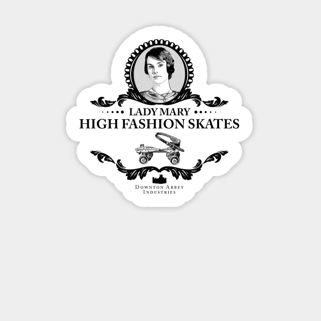 Lady Mary - Downton Abbey Industries Sticker by satansbrand